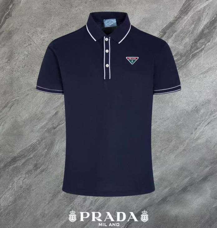 Picture of Prada Polo Shirts Short _SKUPradaM-3XL11Lr19425843
